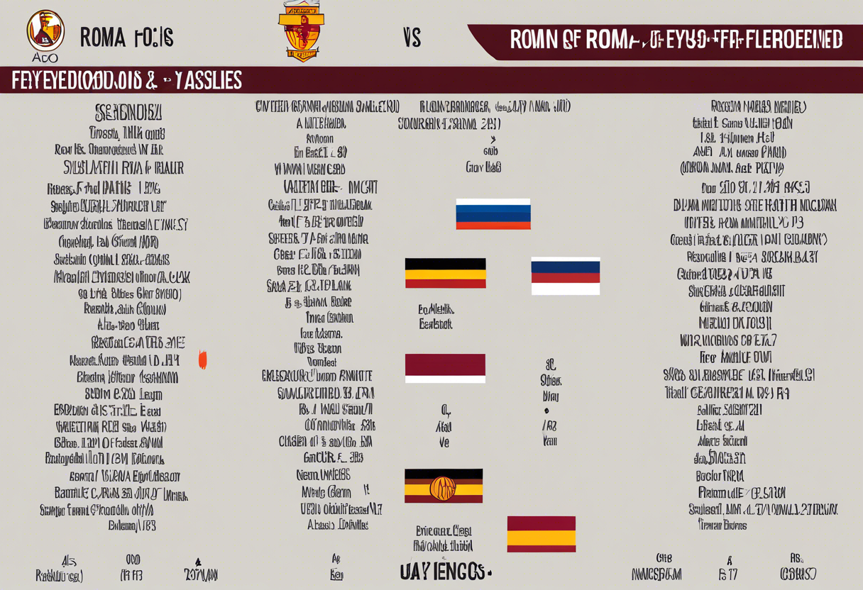 A.S. Roma vs Feyenoord Lineups